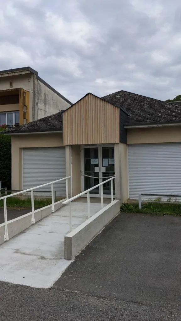Garde corps de rampe d'accès en aluminium