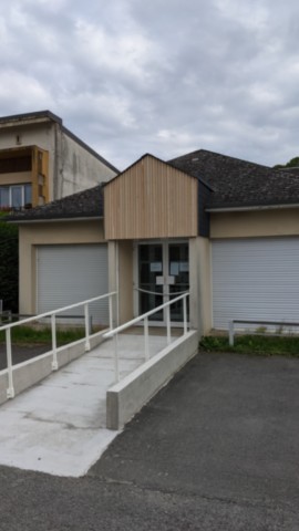 Garde corps de rampe d'accès en aluminium